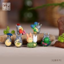 多肉植物微景观 龙猫与小狗的简约世界